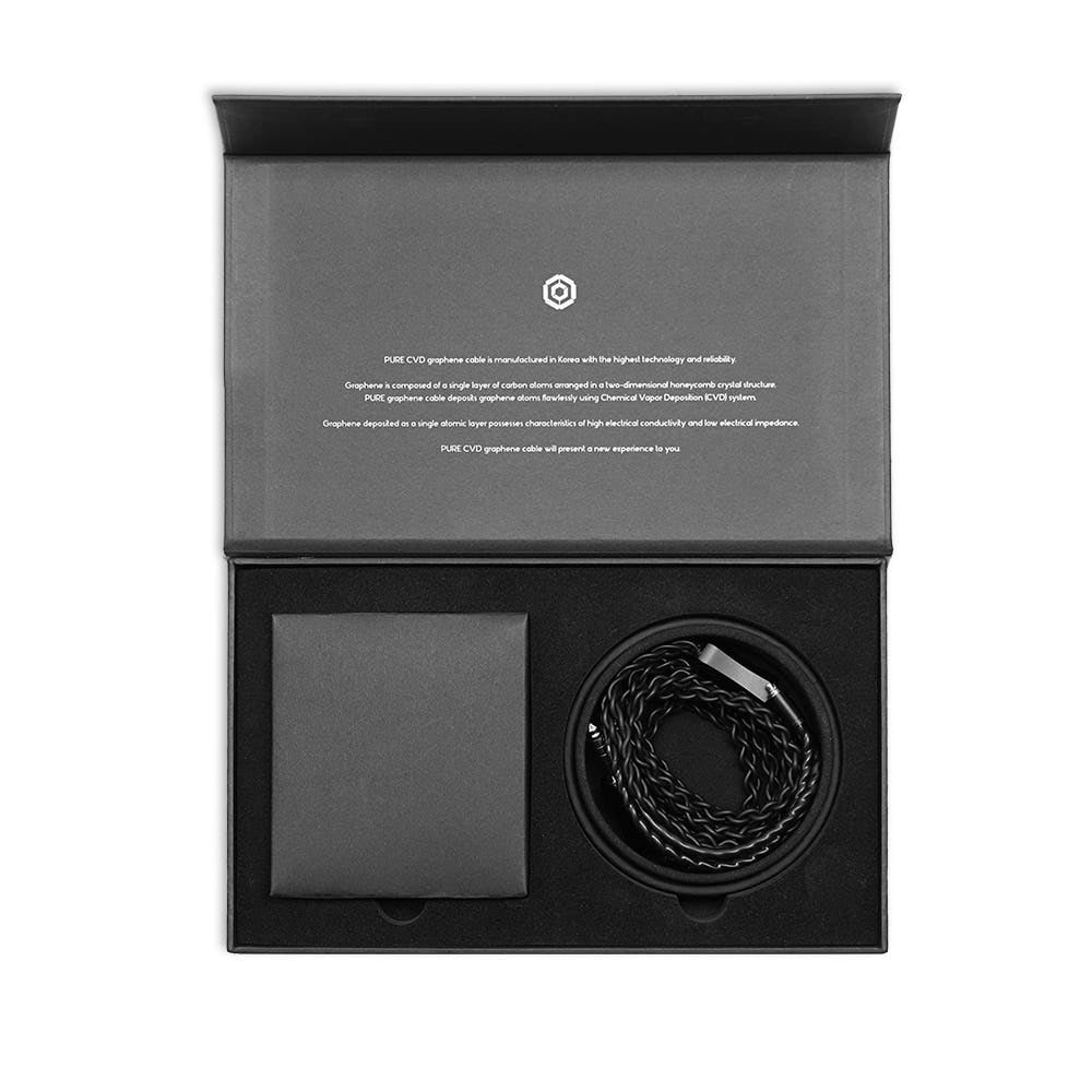 Pure Black LITE Graphene CVD IEM Cable
